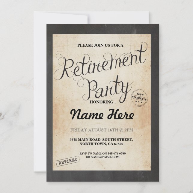 Invitación a la cosecha jubilada del Fiesta de jub (Anverso)