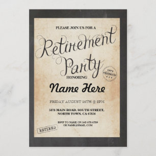 Invitación a la cosecha jubilada del Fiesta de jub