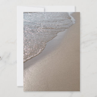 Invitación a la costa de la playa