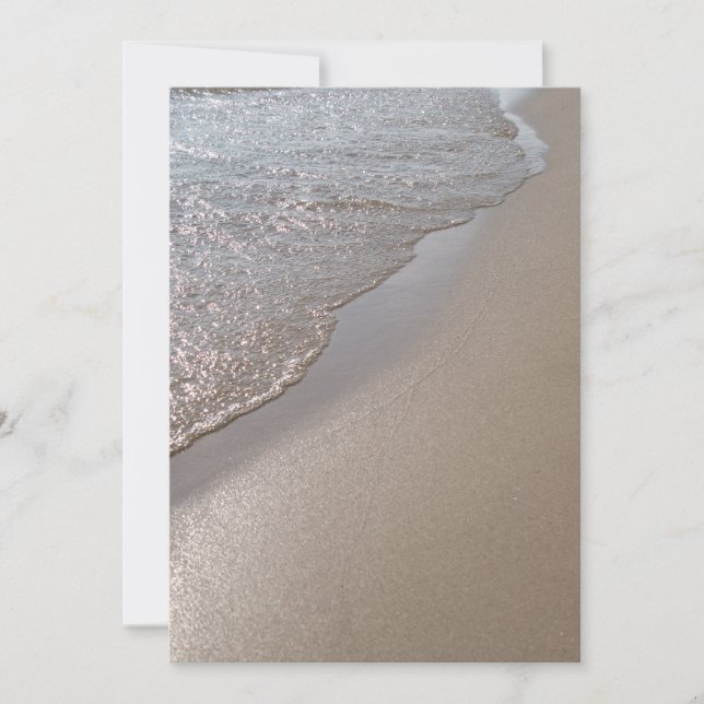 Invitación a la costa de la playa (Anverso)