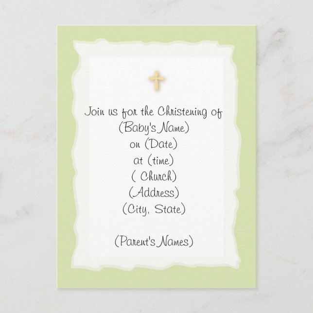Invitación a la cristiandad (Anverso)