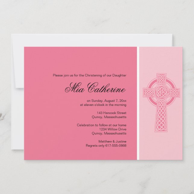 Invitación a la cristiandad / bautismo - Personali (Anverso)