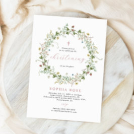 Invitación a la cristiandad de flores silvestres r