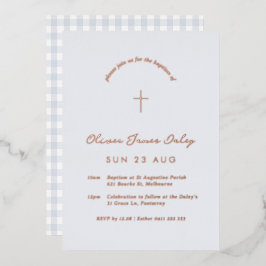 Invitación a la cristiandad del bautismo en el Rel