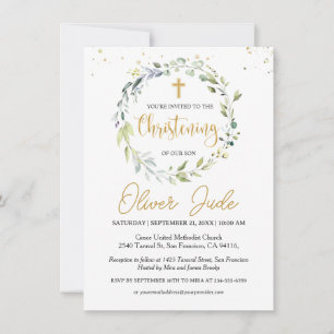 Invitación a la cristiandad del follaje de Eucalyp