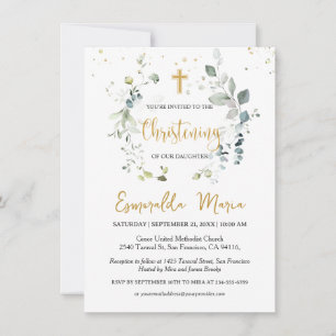 Invitación a la cristiandad del follaje de Eucalyp