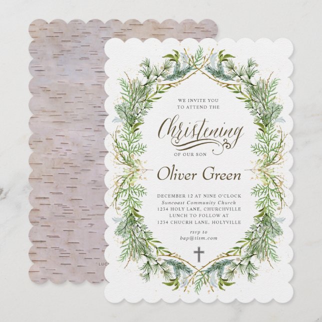 Invitación a la cristiandad del verde (Anverso / Reverso)