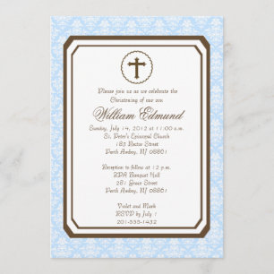 Invitación a la cristiandad elegante - Azul