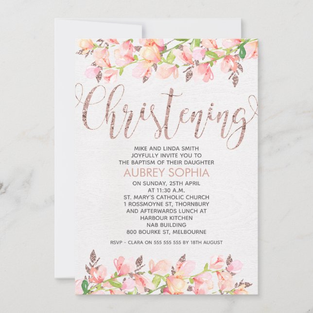 Invitación a la cristiandad por caligrafía de oro  (Anverso)