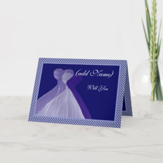 Invitación a la dama de honor - Hijos azules y vio