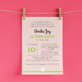 Invitación a la dedicción rosada de la rama
