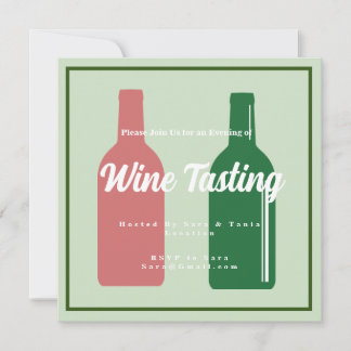 Invitación a la degustación de vinos