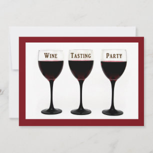 Invitación a la degustación del vino