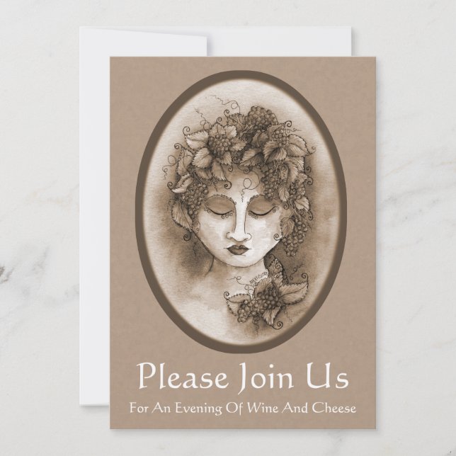 Invitación a la degustación del vino (Anverso)