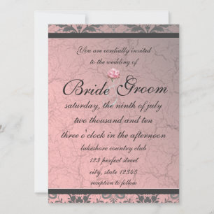 Invitación a la Demanda de Grunge Rosa