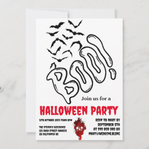 Invitación a la designación de Halloween del estal