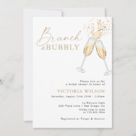 Invitación a la Despedida de Soltera Brunch y Burb