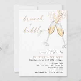Invitación a la Despedida de Soltera Brunch y Burb