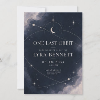 Invitación a la despedida de soltera | Celestial b