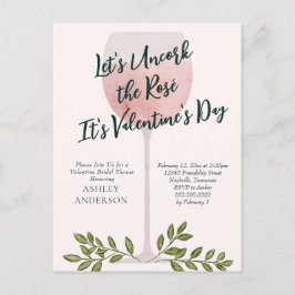 Invitación a la Despedida de Soltera con Rosé