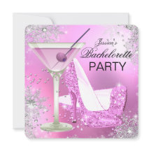 Invitación a la despedida de soltera con zapatos d