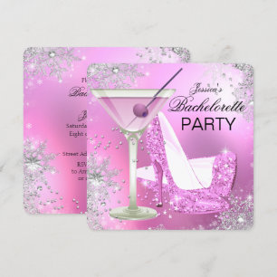 Invitación a la despedida de soltera con zapatos d