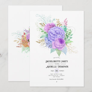 Invitación a la despedida de soltera de Floral Spr