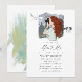 Invitación a la despedida de soltera de Señorita a