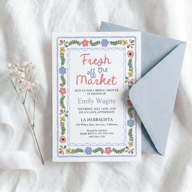 Invitación a la Despedida de Soltera Fresh Off The (Subido por el creador)