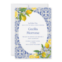 Invitación a la Despedida de Soltera La Dolce Vita