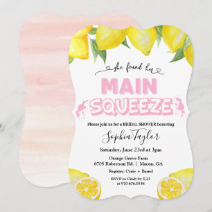 Invitación a la despedida de soltera Lemon Main Sq