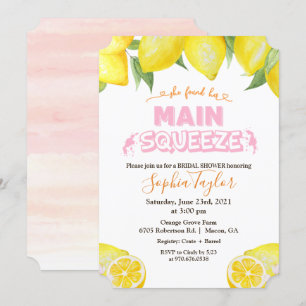 Invitación a la despedida de soltera Lemon Main Sq