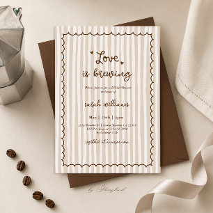 Invitación a la despedida de soltera Love Is Brewi