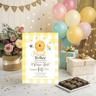Invitación a la despedida de soltera Meant to Bee