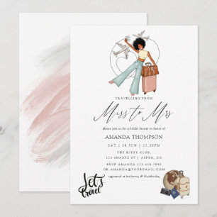 Invitación a la despedida de soltera Miss To Mrs T