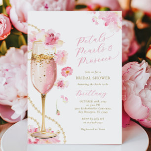 Invitación a la despedida de soltera Petals, Pearl