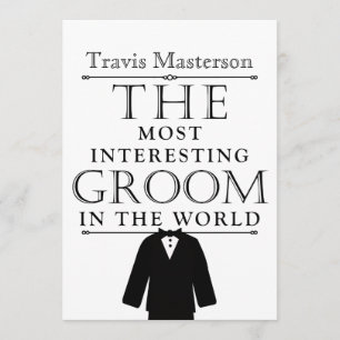 Invitación a la Despedida de Soltero del Novio Más