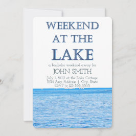 Invitación a la Despedida de Soltero en el Lago de