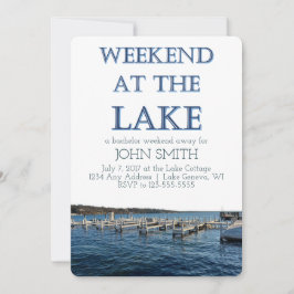 Invitación a la Despedida de Soltero en el Lago de