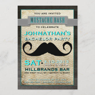Invitación a la Despedida de Soltero Hipster de Mu