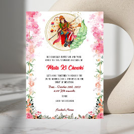 Invitación a la diosa Durga Jagrata de Mata Ki Cho