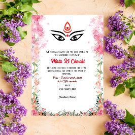 Invitación a la diosa Durga Jagrata de Mata Ki Cho