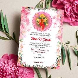 Invitación a la diosa Durga Jagrata de Mata Ki Cho