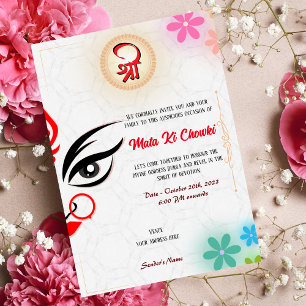 Invitación a la diosa Durga Jagrata de Mata Ki Cho