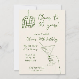 Invitación a la discoteca del Chica de la fiesta d