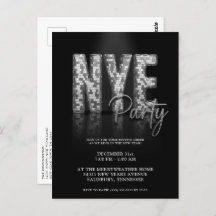 Invitación a la discoteca Silver New Years Eve