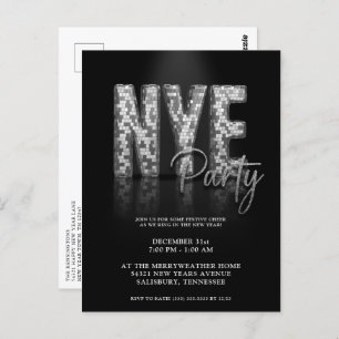 Invitación a la discoteca Silver New Years Eve