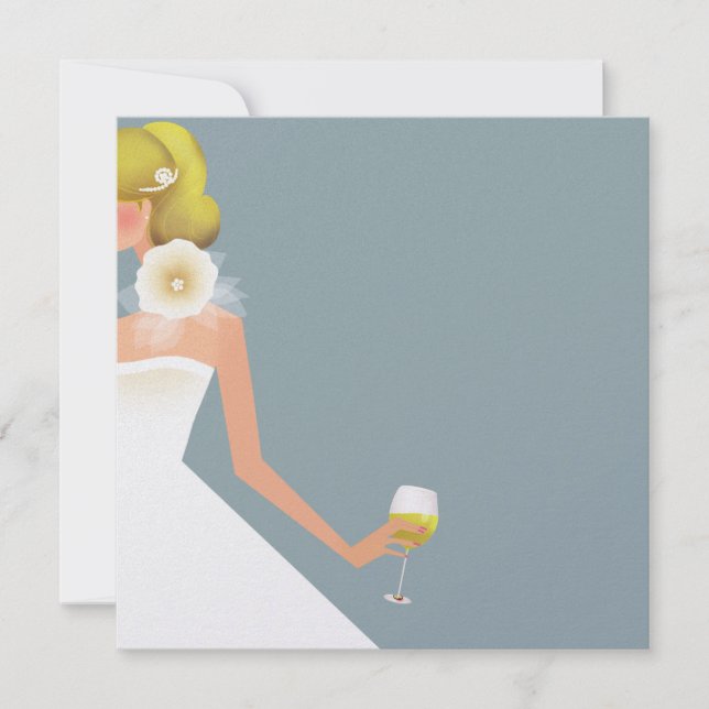 invitación a la ducha azul cielo (Anverso)