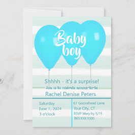 Invitación a la ducha Baby Boy