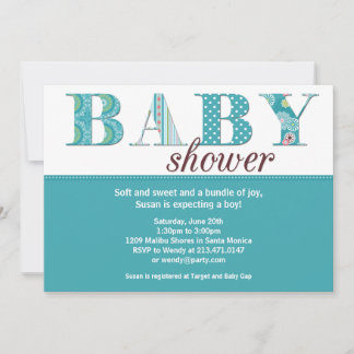 Invitación a la ducha Baby Boy